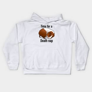 Guinea Pig Time for a Death Nap Kids Hoodie